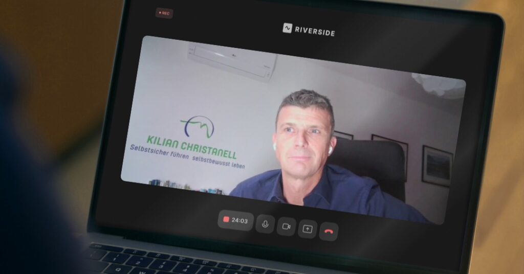 Screenshot Kilian Christanell 24 Geschichten Podcast mit Sascha Ladurner