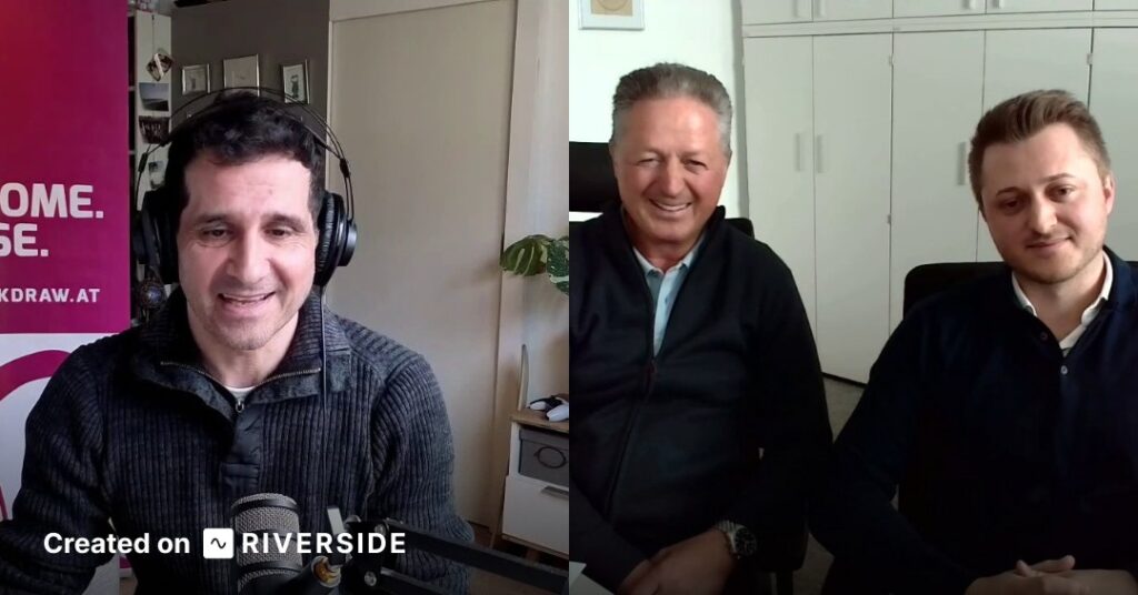 Snapshot der Neue Podcastfolge 24 Geschichten mit Alois Kluibenschädl und Luis Kluibenschädl ALPE Pipesystems