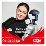 Folgenlogo mit Emily Kate Genatowski