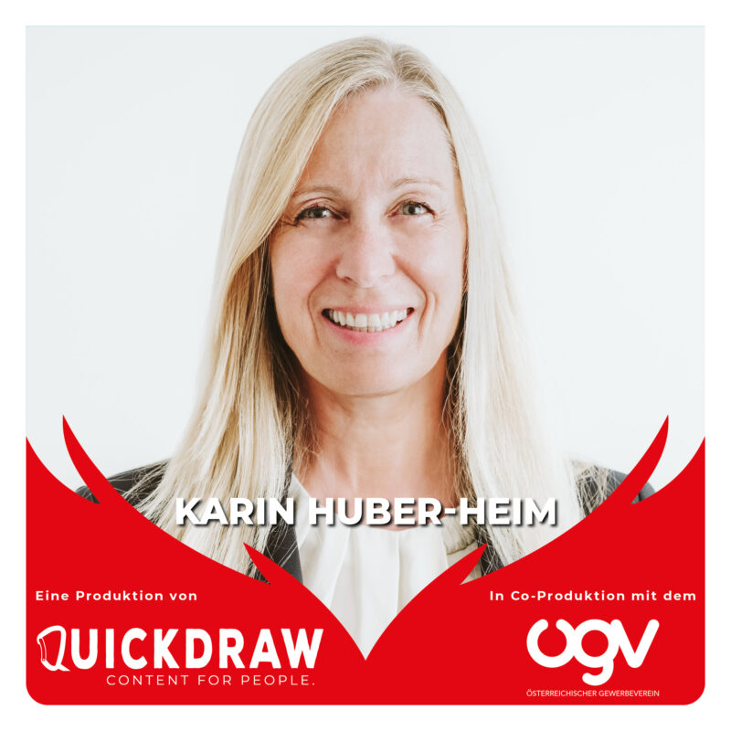 Podcast Logo Karin Huber-Heim