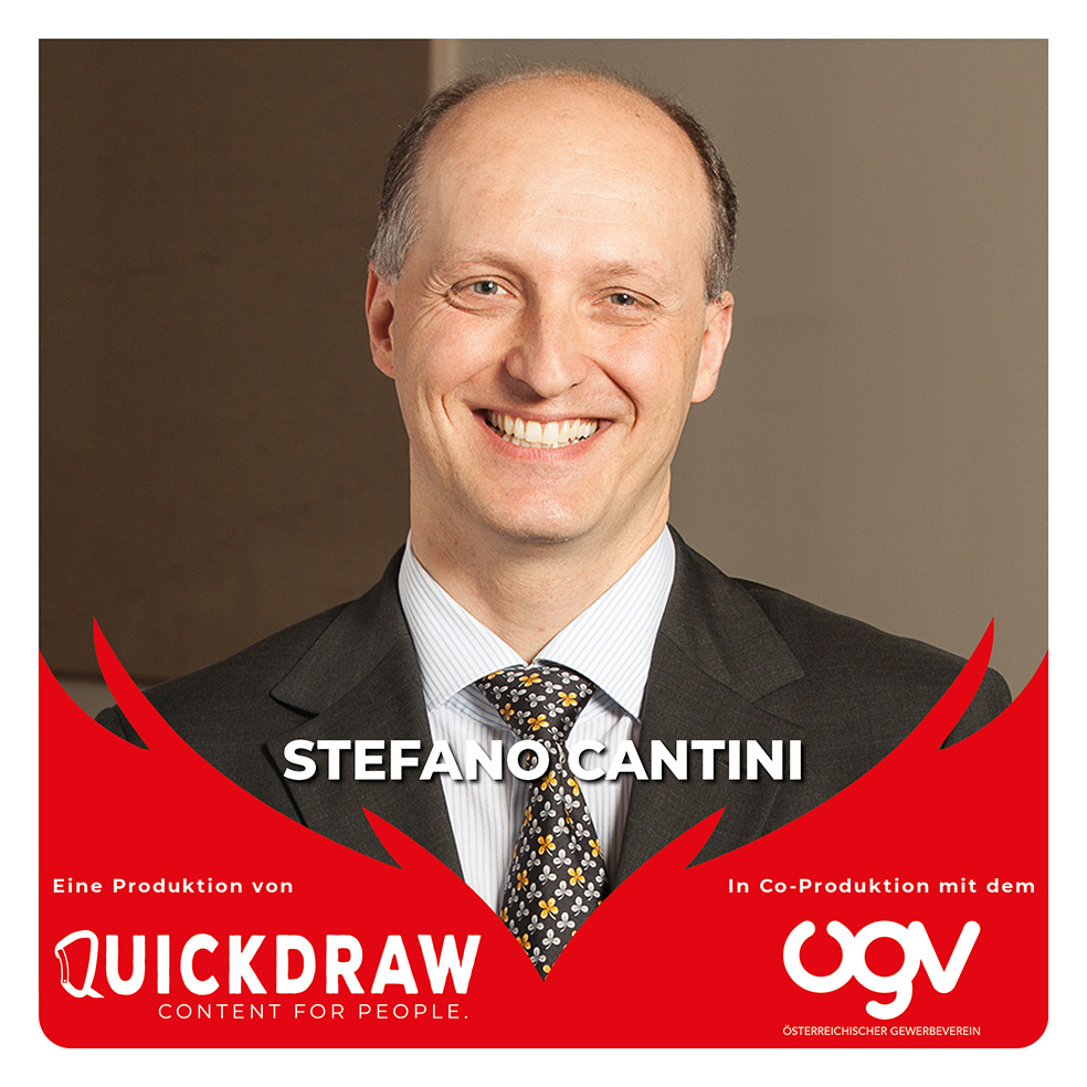 Podcast-Logo mit Stefano Cantini