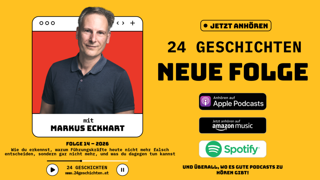 Neue Podcastfolge 24 Geschichten mit Markus Eckhart
