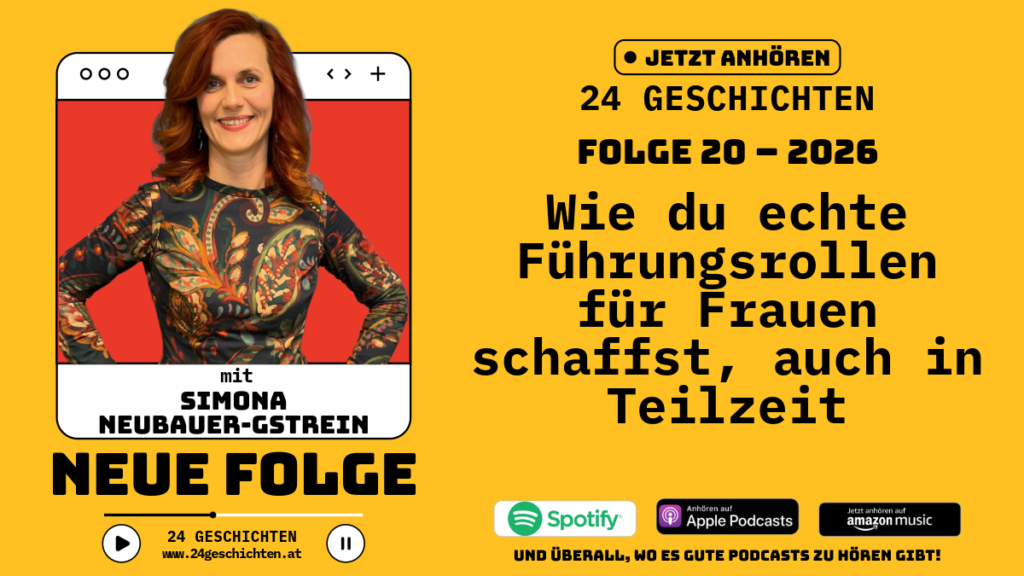 Neue Neue Podcastfolge 24 Geschichten mit Daniel FrieseneckerPodcastfolge 24 Geschichten mit Simona Neubauer-Gstrein